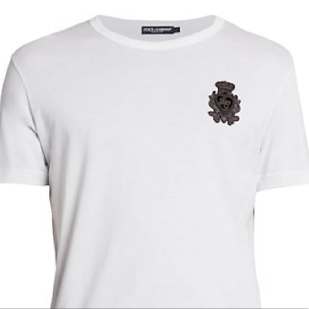 Dolce & Gabbana Embroiled Crest T-Shirt